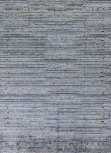 Striped Gabbeh Oriental Area Rug 8x10