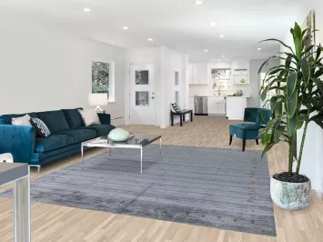 Striped Gabbeh Oriental Area Rug 8x10