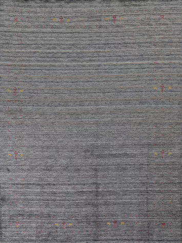 Handmade Gray Gabbeh Indian Area Rug 8x10