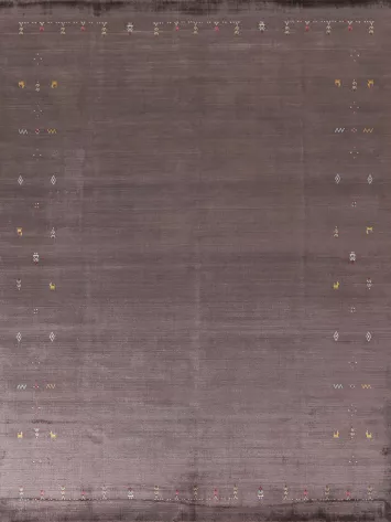Brown Gabbeh Oriental Area Rug 8x10