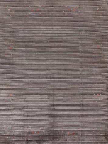 Striped Gabbeh Indian Area Rug 8x10