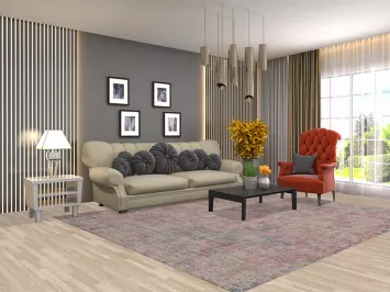 Handmade Wool Abstract Modern Area Rug 8x10