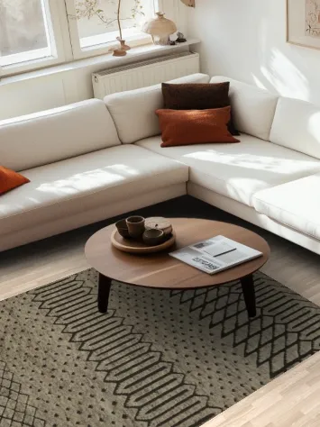 Trellis Moroccan Indian Area Rug 5x8