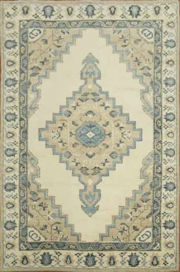 Geometric Moroccan Indian Area Rug 5x8