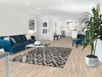 Navy Blue Moroccan Oriental Area Rug 6x8