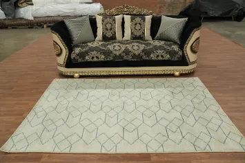 Trellis Moroccan Indian Area Rug 5x8