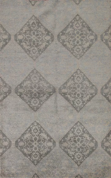 Geometric Moroccan Indian Area Rug 5x8