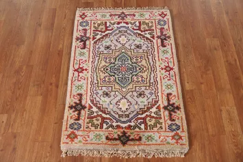 Handmade Heriz Serapi Indian Accent Rug 2x3