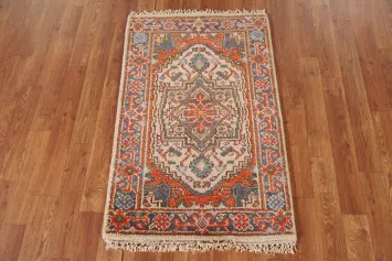 Handmade Heriz Serapi Indian Accent Rug 2x3