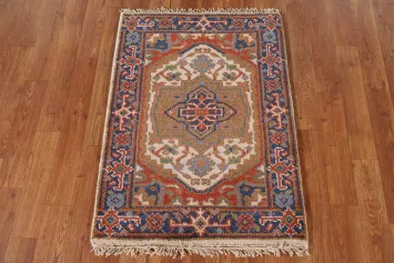 Geometric Heriz Serapi Oriental Rug 2x3