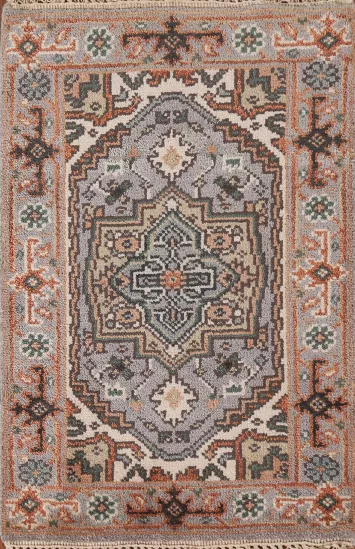 Gray Heriz Serapi Oriental Accent Rug 2x3