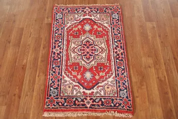 Geometric Heriz Serapi Oriental Rug 2x3