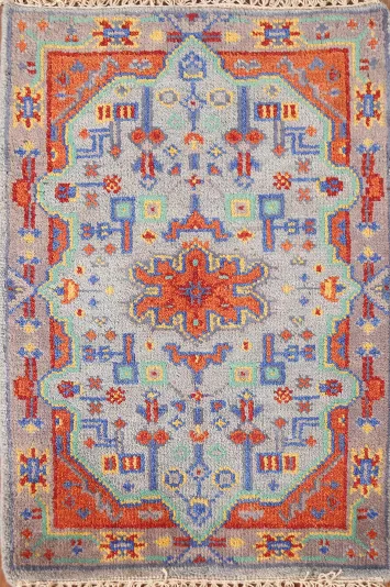 Geometric Kazak Oriental Rug 2x3