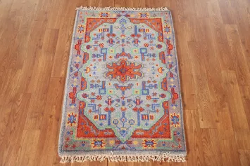 Geometric Kazak Oriental Rug 2x3