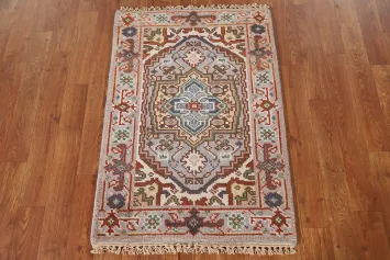Geometric Heriz Serapi Oriental Rug 2x3