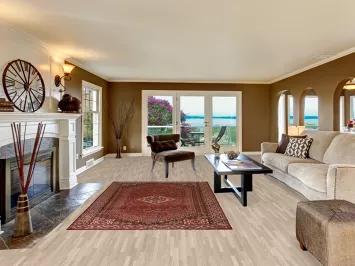 Tribal Geometric Qashqai Persian Area Rug 5x8