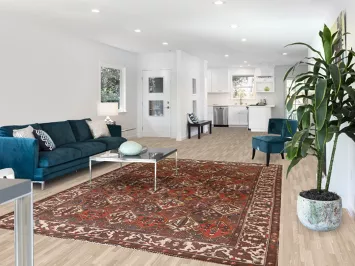 Handmade Bakhtiari Persian Area Rug 7x10