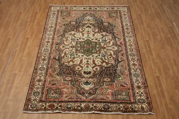 Geometric Bakhtiari Persian Area Rug 7x10