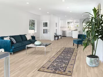 Handmade Blue Oushak Indian Runner Rug 3x10