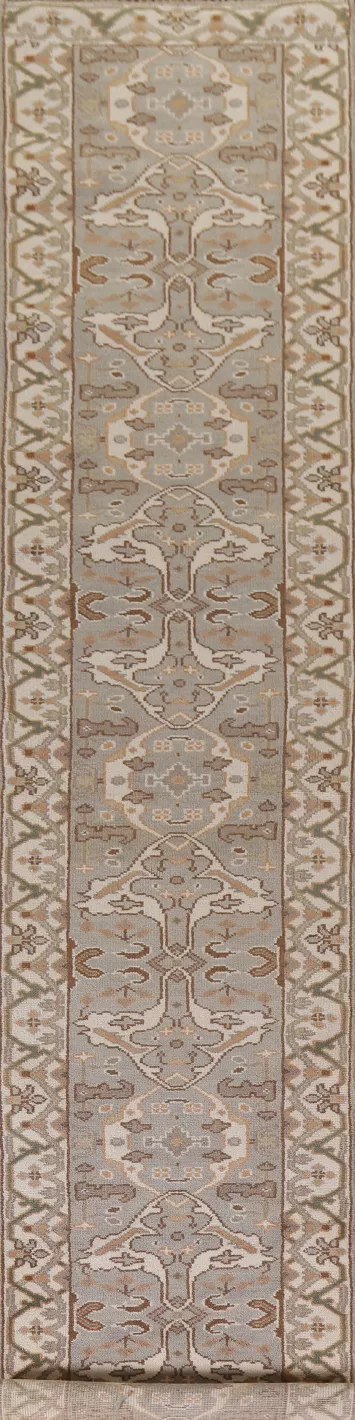 All-Over Oushak Oriental Runner Rug 3x16