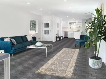 Gray Wool Oushak Oriental Runner Rug 3x10