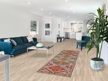 Geometric Kazak Indian Runner Rug 3x9