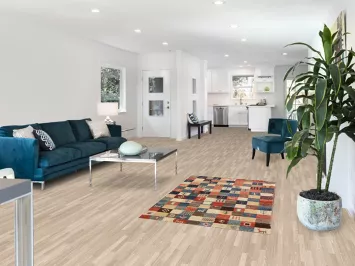 Tribal Checkered Gabbeh Persian Rug 3x5