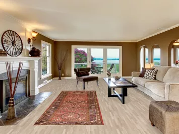 Vintage Heriz Persian Runner Rug 4x10