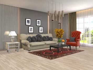 Vegetable Dye Wool Qashqai Persian Rug 4x7