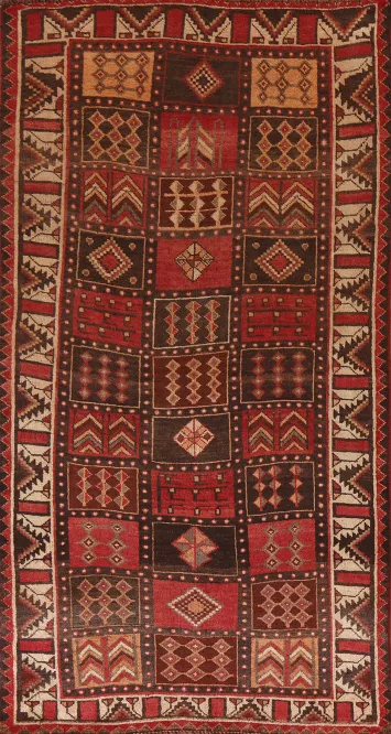 Vegetable Dye Bakhtiari Persian Rug 4x8