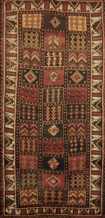 Vegetable Dye Bakhtiari Persian Rug 4x8