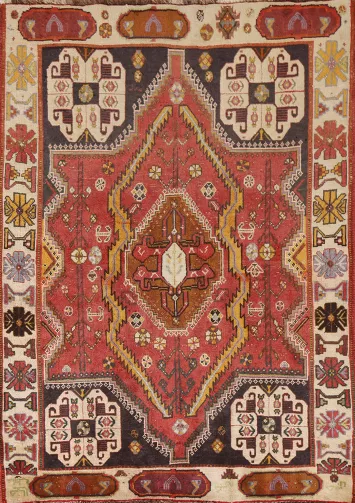 Vegetable Dye Shiraz Persian Rug 4x6