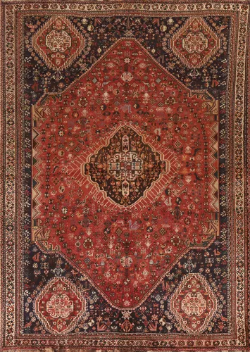 Vegetable Dye Shiraz Persian Area Rug 7x10