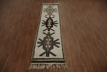 Vegetable Dye Kurdish Turkish Runner Rug 3x12