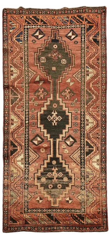Tribal Wool Lori Persian Runner Rug 4x9