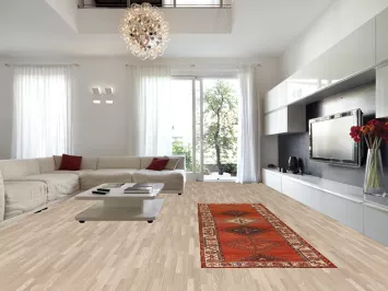 Geometric Wool Qashqai Persian Runner Rug 4x13