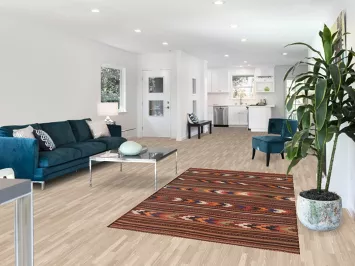 Striped Vintage Kilim Persian Rug 4x7