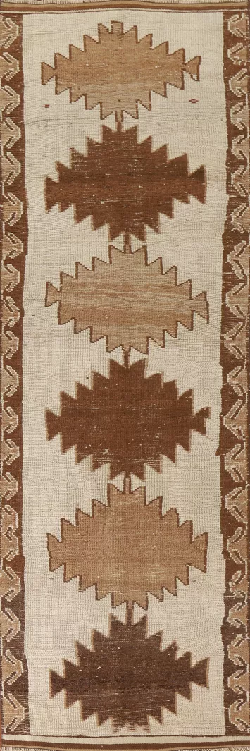 Natural Dye Anatolian Turkish Runner Rug 3x13
