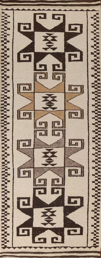 Natural Dye Plush Anatolian Turkish Runner Rug 4x11