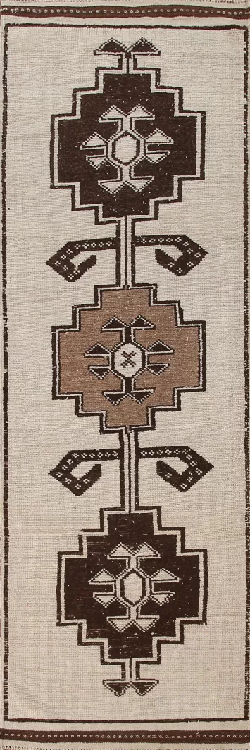 Natural Dye Anatolian Turkish Runner Rug 3x12