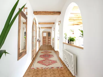 Plush Natural Dye Anatolian Turkish Runner Rug 3x12