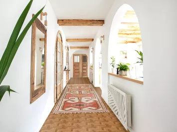 Turkish Anatolian Natural Dye Runner Rug 3x13