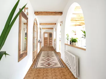 Natural Dye Anatolian Turkish Runner Rug 3x12