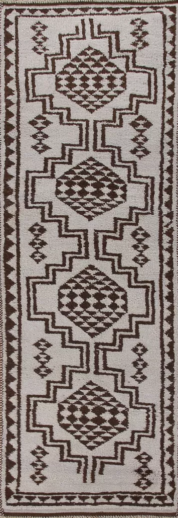 Natural Dye Anatolian Turkish Runner Rug 3x12