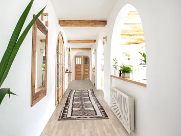 Natural Dye Anatolian Turkish Runner Rug 3x11