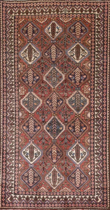 Handmade Wool Bakhtiari Persian Area Rug 5x10