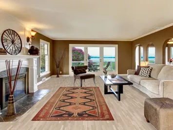 Handmade Wool Ardebil Persian Rug 5x11