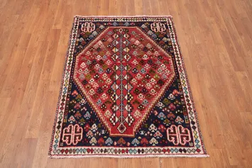 Vintage Wool Shiraz Persian Rug 3x4