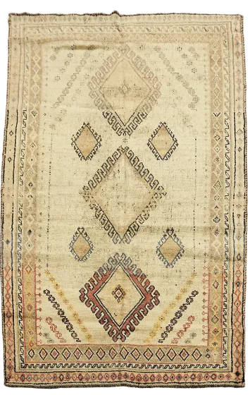 Geometric Gabbeh Persian Rug 5x7