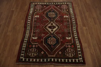 Classic Eastern Tribal Qashqai Persian Rug 3x5 with Elegant Motifs